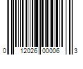 Barcode Image for UPC code 012026000063