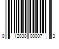 Barcode Image for UPC code 012030000073