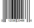 Barcode Image for UPC code 012036204666