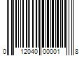 Barcode Image for UPC code 012040000018