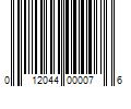 Barcode Image for UPC code 012044000076