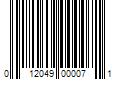 Barcode Image for UPC code 012049000071