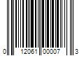 Barcode Image for UPC code 012061000073