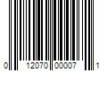 Barcode Image for UPC code 012070000071