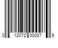 Barcode Image for UPC code 012072000079