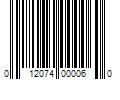 Barcode Image for UPC code 012074000060