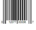 Barcode Image for UPC code 012077000067