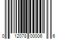 Barcode Image for UPC code 012078000066