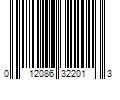 Barcode Image for UPC code 012086322013