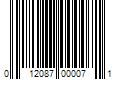 Barcode Image for UPC code 012087000071