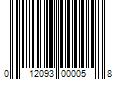 Barcode Image for UPC code 012093000058