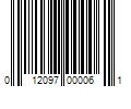 Barcode Image for UPC code 012097000061