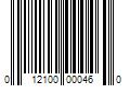 Barcode Image for UPC code 012100000460