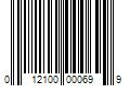 Barcode Image for UPC code 012100000699