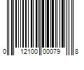 Barcode Image for UPC code 012100000798