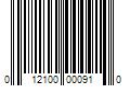 Barcode Image for UPC code 012100000910