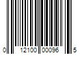 Barcode Image for UPC code 012100000965