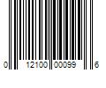 Barcode Image for UPC code 012100000996