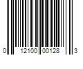 Barcode Image for UPC code 012100001283