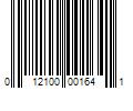 Barcode Image for UPC code 012100001641