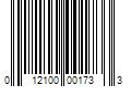 Barcode Image for UPC code 012100001733