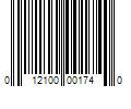 Barcode Image for UPC code 012100001740