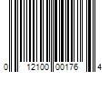 Barcode Image for UPC code 012100001764