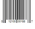 Barcode Image for UPC code 012100001887