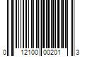 Barcode Image for UPC code 012100002013