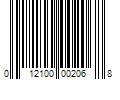 Barcode Image for UPC code 012100002068