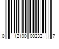 Barcode Image for UPC code 012100002327