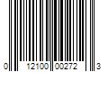 Barcode Image for UPC code 012100002723