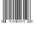 Barcode Image for UPC code 012100003126