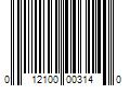 Barcode Image for UPC code 012100003140