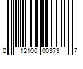 Barcode Image for UPC code 012100003737