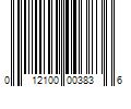 Barcode Image for UPC code 012100003836