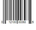 Barcode Image for UPC code 012100003935