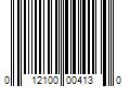 Barcode Image for UPC code 012100004130