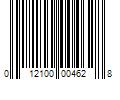 Barcode Image for UPC code 012100004628