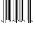 Barcode Image for UPC code 012100004710