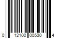 Barcode Image for UPC code 012100005304