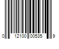 Barcode Image for UPC code 012100005359