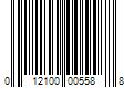 Barcode Image for UPC code 012100005588