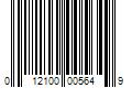 Barcode Image for UPC code 012100005649