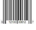 Barcode Image for UPC code 012100006127