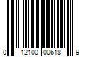 Barcode Image for UPC code 012100006189