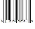 Barcode Image for UPC code 012100006325