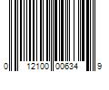 Barcode Image for UPC code 012100006349