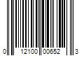 Barcode Image for UPC code 012100006523