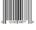 Barcode Image for UPC code 012100006776